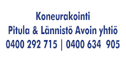 Koneurakointi Pitula & Lännistö Avoin yhtiö logo